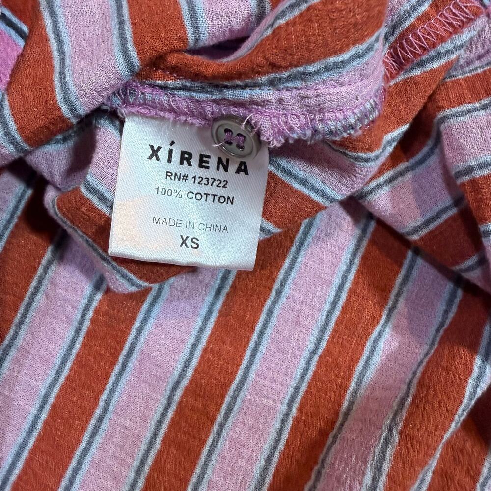 Xirena Kyra Berry Stripes Pink Cotton Light Pajama Summer Tank Top Size XS - Picture 7 of 7